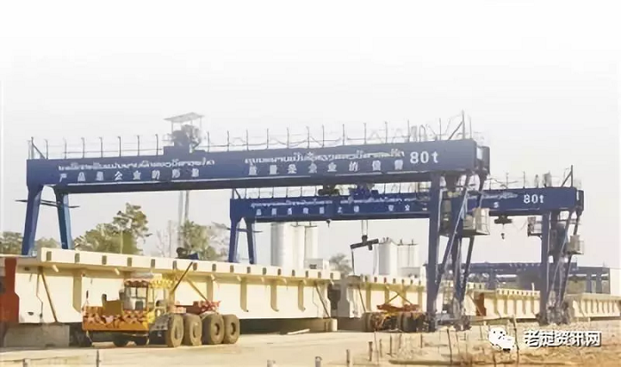 中老鐵路萬象制梁場遠景。本報記者 孫廣勇攝